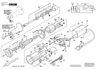 Bosch 0 601 212 732 GGS 7 C Straight Grinders Spare Parts